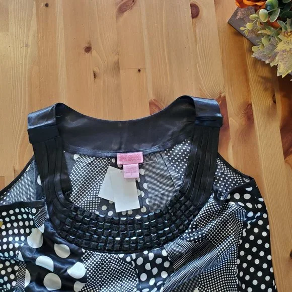 She's Cool - Vibe Slip Dress - Black/White - Picture 9 of 11